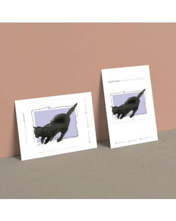 Postcard-285G 珠光雅紋卡